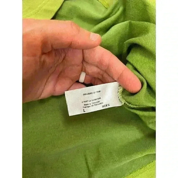 Patagonia Men's Quarter Zip Short Sleeve Polo Shirt Green Stretch L Outdoor - Picture 8 of 13